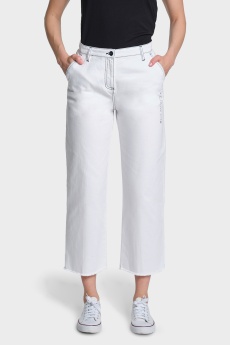 Pantalón blanco algodón