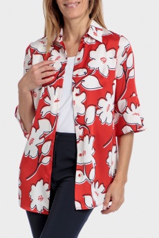 Sobrecamisa estampada