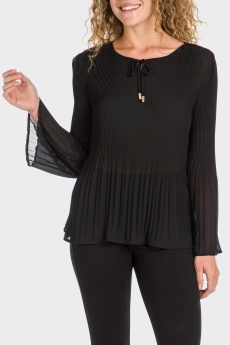 Blusa plisada