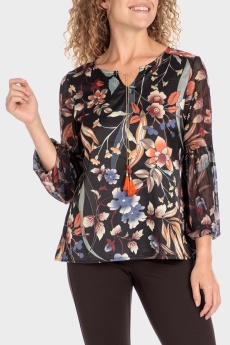 Blusa estampada flores