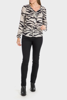 Blusa estampado animal print