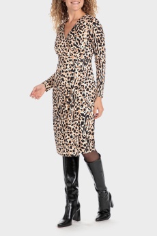 Vestido animal print