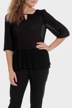 Blusa plisada