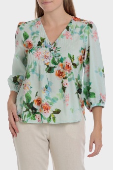 Blusa estampada flores