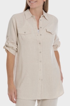 Sobrecamisa beige