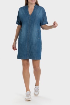 Vestido chambray